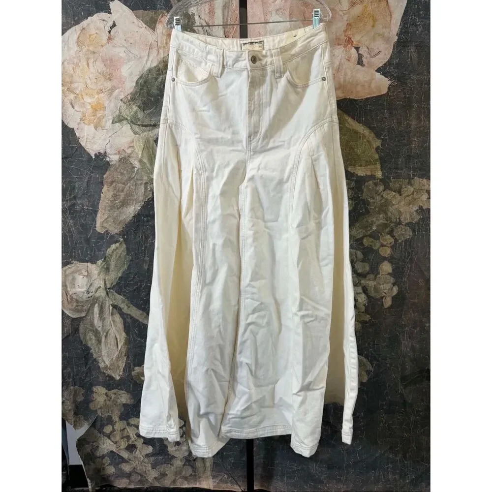 New Free People We The Free Pandora Wide-Leg Jeans Size 30